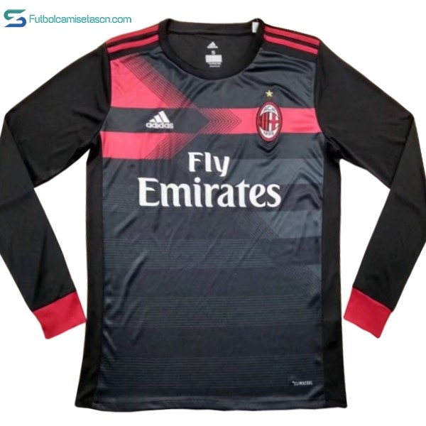 Camiseta Milan 3ª ML 2017/18